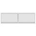 Dulapuri TV 2 buc Alb 80x31x25,5 cm Lemn prelucrat - WALTI WALTI