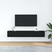 Dulapuri TV 2 buc Stejar negru 80x31x25,5 cm Lemn prelucrat - WALTI WALTI