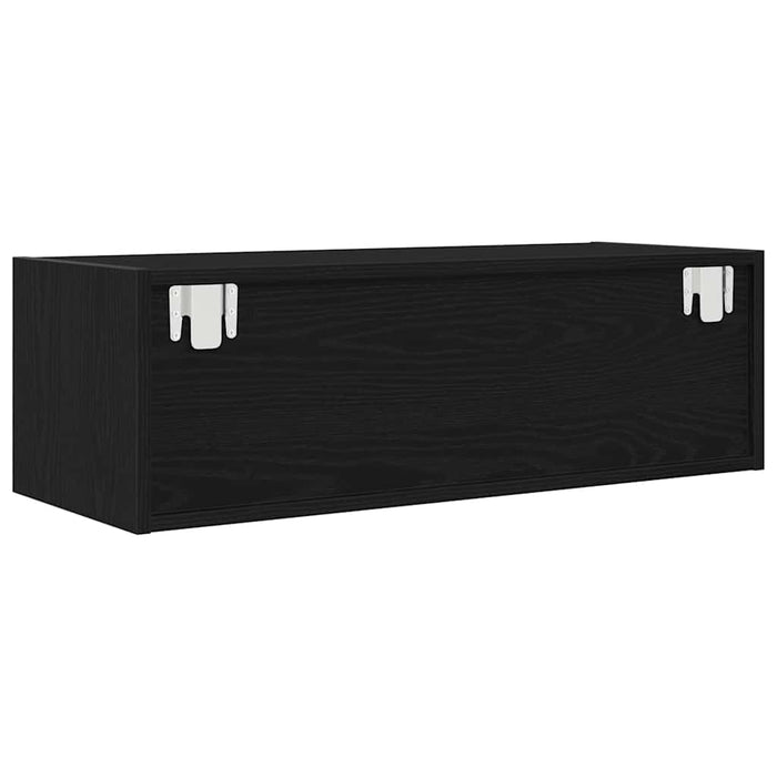Dulapuri TV 2 buc Stejar negru 80x31x25,5 cm Lemn prelucrat - WALTI WALTI