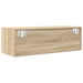 Dulapuri TV 2 buc Stejar Sonoma 80x31x25,5 cm Lemn prelucrat - WALTI WALTI