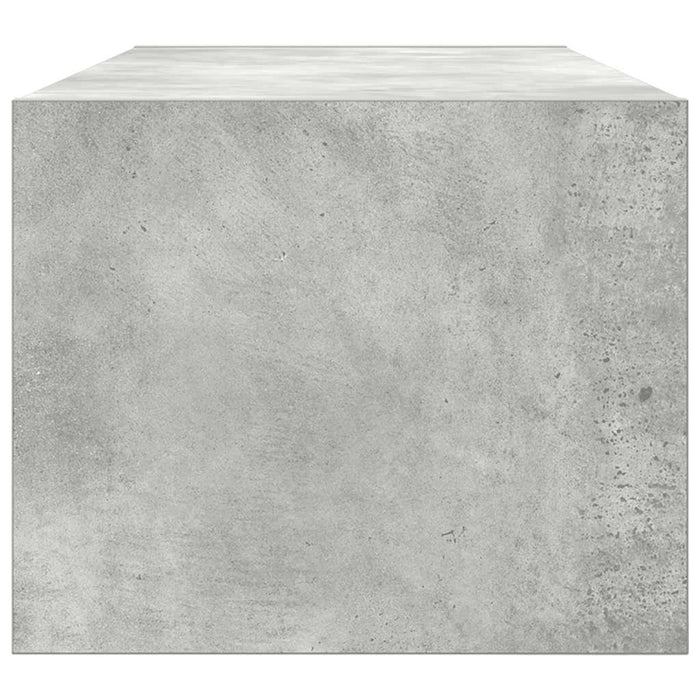 Dulap TV Beton Gri 80x31x25,5 cm Lemn prelucrat - WALTI WALTI