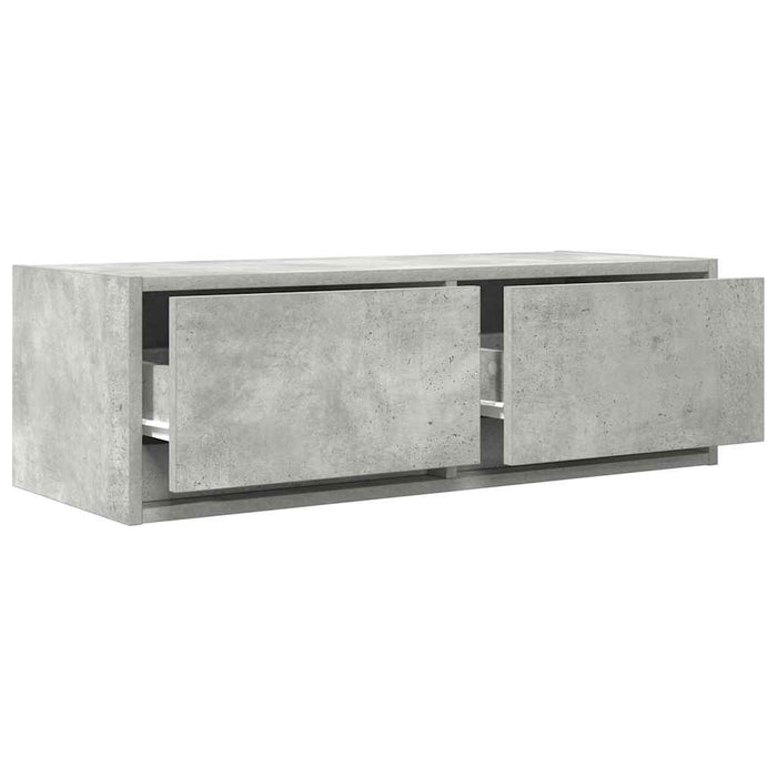 Dulapuri TV 2 buc Beton Gri 80x31x25,5 cm Lemn prelucrat - WALTI WALTI