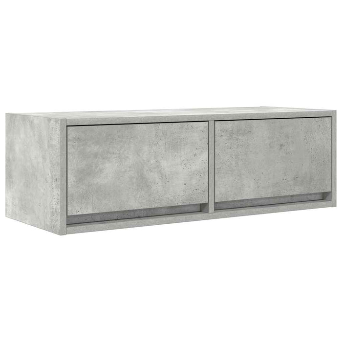 Dulapuri TV 2 buc Beton Gri 80x31x25,5 cm Lemn prelucrat - WALTI WALTI