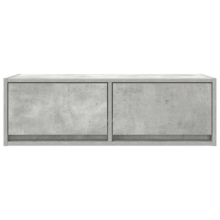 Dulapuri TV 2 buc Beton Gri 80x31x25,5 cm Lemn prelucrat - WALTI WALTI