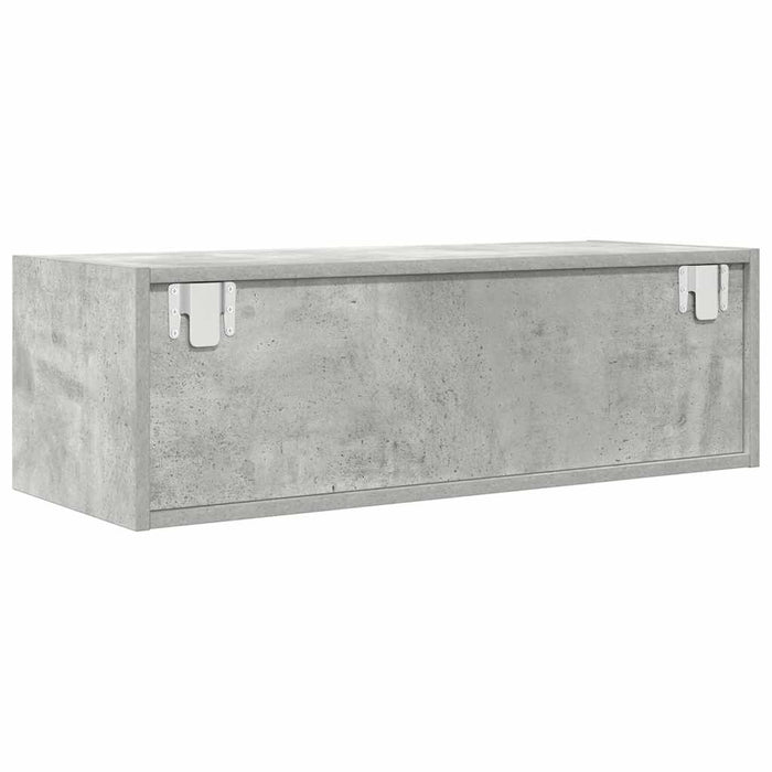 Dulapuri TV 2 buc Beton Gri 80x31x25,5 cm Lemn prelucrat - WALTI WALTI