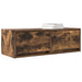 Dulap TV stejar afumat 80x31x25,5 cm din lemn de prelucrare - WALTI WALTI