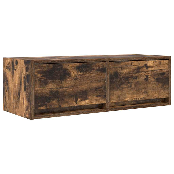 Dulapuri TV 2 buc Stejar afumat 80x31x25,5 cm Lemn prelucrat - WALTI WALTI