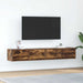 Dulapuri TV 2 buc Stejar afumat 80x31x25,5 cm Lemn prelucrat - WALTI WALTI
