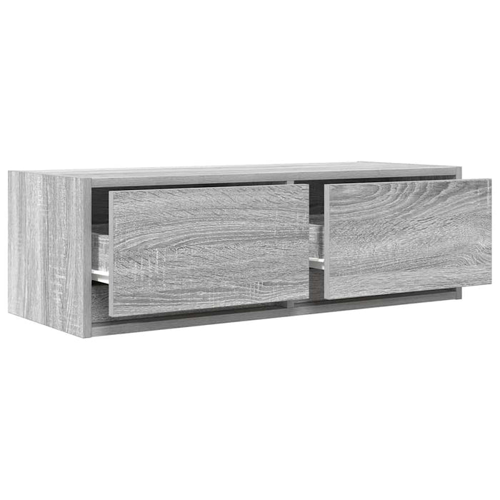 Dulapuri TV 2 buc Gri Sonoma 80x31x25,5 cm Lemn prelucrat - WALTI WALTI