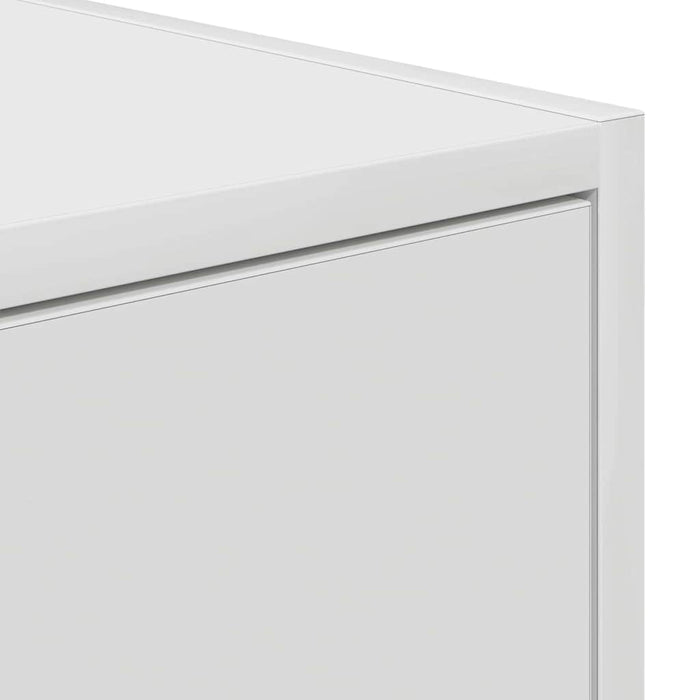 Cabinet TV cu sertar Alb 100 x 31 x 25.5 cm Lemn compozit - WALTI WALTI