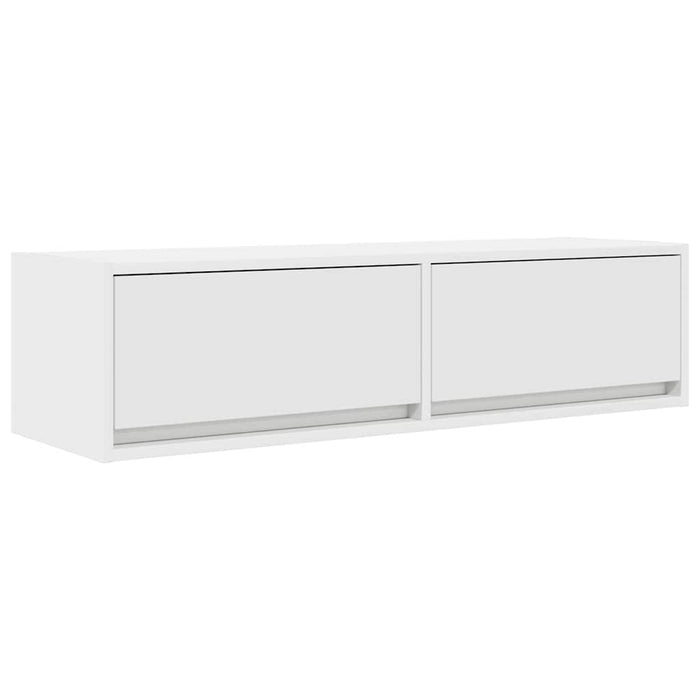 Cabinet TV cu sertar Alb 100 x 31 x 25.5 cm Lemn compozit - WALTI WALTI