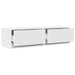 Cabinet TV cu sertar Alb 100 x 31 x 25.5 cm Lemn compozit - WALTI WALTI