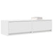 Cabinet TV cu sertar Alb 100 x 31 x 25.5 cm Lemn compozit - WALTI WALTI
