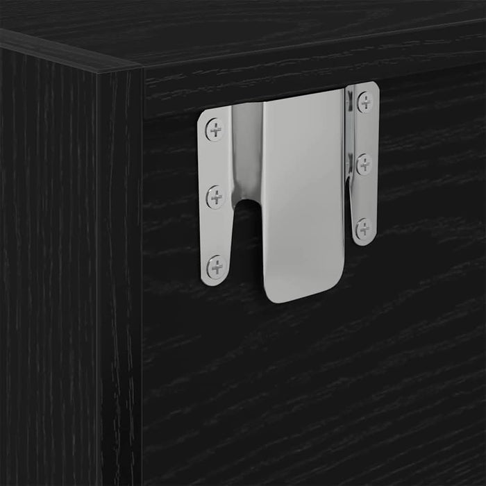 Cabinet TV Stejar negru 100 x 31 x 25.5 cm Lemn compozit - WALTI WALTI