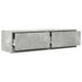 Cabinet TV cu sertar Gri beton 100 x 31 x 25.5 cm Lemn compozit - WALTI WALTI