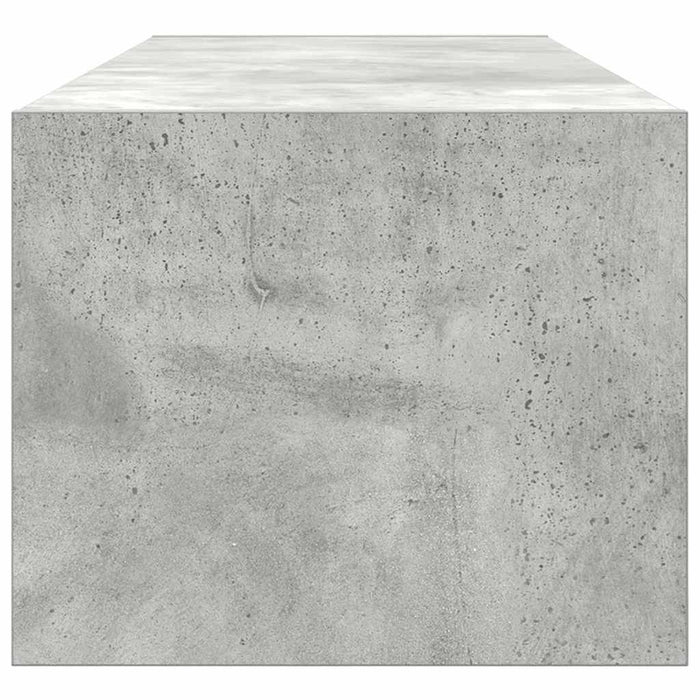 Cabinet TV cu sertar Gri beton 100 x 31 x 25.5 cm Lemn compozit - WALTI WALTI