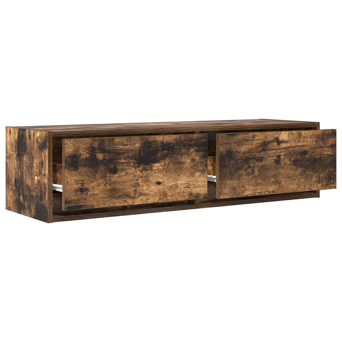 Cabinet TV Stejar afumat 100 x 31 x 25.5 cm Lemn compozit - WALTI WALTI
