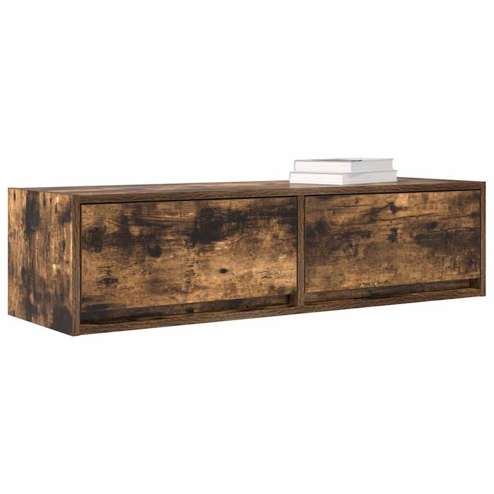 Cabinet TV Stejar afumat 100 x 31 x 25.5 cm Lemn compozit - WALTI WALTI