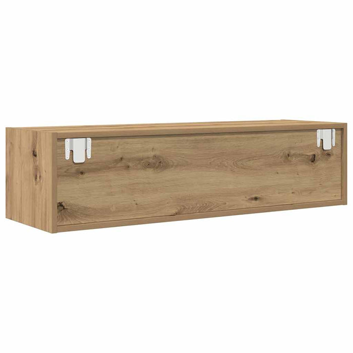 Cabinet TV stejar artizanal 100 x 31 x 25.5 cm Lemn compozit - WALTI WALTI