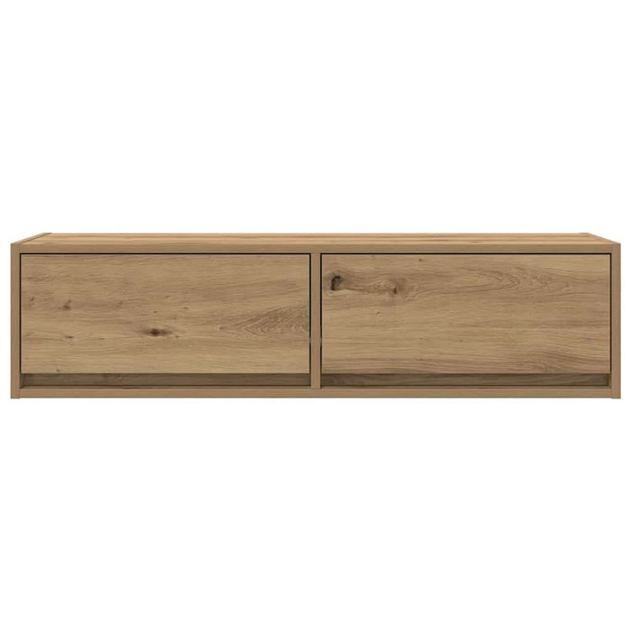 Cabinet TV stejar artizanal 100 x 31 x 25.5 cm Lemn compozit - WALTI WALTI