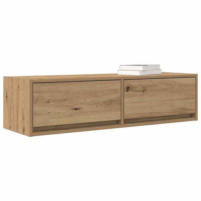 Cabinet TV stejar artizanal 100 x 31 x 25.5 cm Lemn compozit - WALTI WALTI