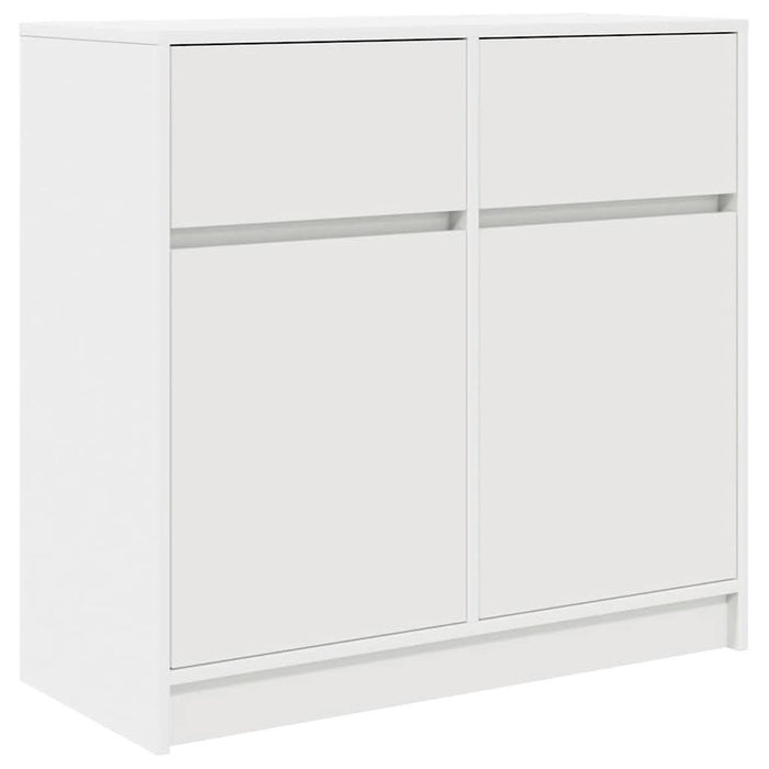 Bufetă cu sertar alb 80x34x76 cm lemn prelucrat - WALTI WALTI