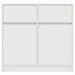 Bufetă cu sertar alb 80x34x76 cm lemn prelucrat - WALTI WALTI