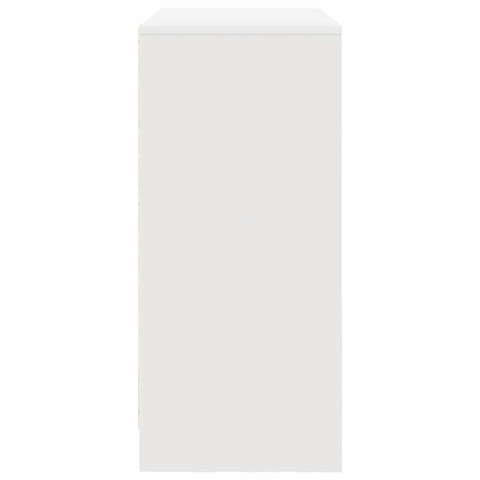 Bufetă cu sertar alb 80x34x76 cm lemn prelucrat - WALTI WALTI