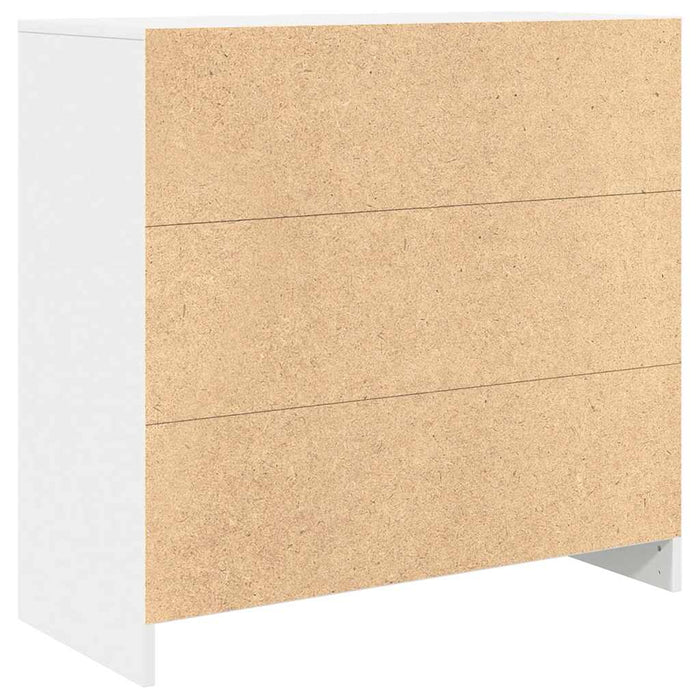 Bufetă cu sertar alb 80x34x76 cm lemn prelucrat - WALTI WALTI