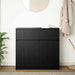 Bufetă cu sertar Stejar negru 80x34x76 cm Lemn prelucrat - WALTI WALTI