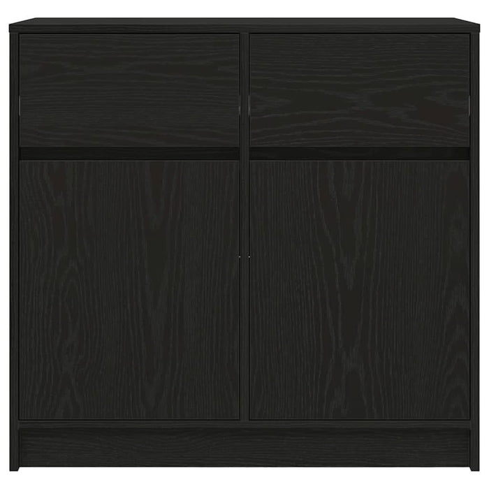 Bufetă cu sertar Stejar negru 80x34x76 cm Lemn prelucrat - WALTI WALTI