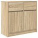Bufetă cu sertar Stejar Sonoma 80x34x76 cm Lemn prelucrat - WALTI WALTI