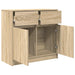 Bufetă cu sertar Stejar Sonoma 80x34x76 cm Lemn prelucrat - WALTI WALTI