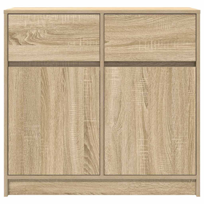 Bufetă cu sertar Stejar Sonoma 80x34x76 cm Lemn prelucrat - WALTI WALTI
