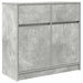 Bufetă cu sertar Gri beton 80x34x76 cm Lemn prelucrat - WALTI WALTI