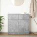 Bufetă cu sertar Gri beton 80x34x76 cm Lemn prelucrat - WALTI WALTI