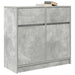 Bufetă cu sertar Gri beton 80x34x76 cm Lemn prelucrat - WALTI WALTI