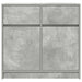 Bufetă cu sertar Gri beton 80x34x76 cm Lemn prelucrat - WALTI WALTI