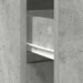 Bufetă cu sertar Gri beton 80x34x76 cm Lemn prelucrat - WALTI WALTI