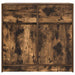 Bufetă cu sertar stejar afumat 80x34x76 cm lemn de stratificat - WALTI WALTI