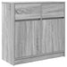 Bufetă cu sertar Gri Sonoma 80x34x76 cm Lemn prelucrat - WALTI WALTI