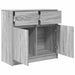 Bufetă cu sertar Gri Sonoma 80x34x76 cm Lemn prelucrat - WALTI WALTI