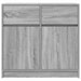 Bufetă cu sertar Gri Sonoma 80x34x76 cm Lemn prelucrat - WALTI WALTI