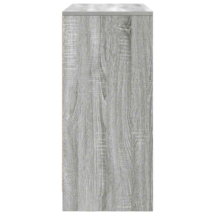 Bufetă cu sertar Gri Sonoma 80x34x76 cm Lemn prelucrat - WALTI WALTI