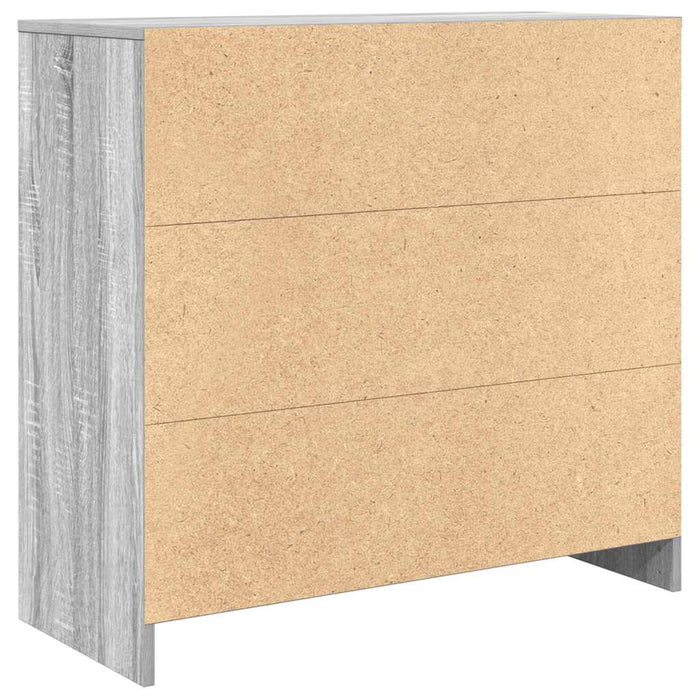 Bufetă cu sertar Gri Sonoma 80x34x76 cm Lemn prelucrat - WALTI WALTI