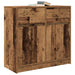 Bufetă cu sertar Lemn vechi 80x34x76 cm Lemn prelucrat - WALTI WALTI