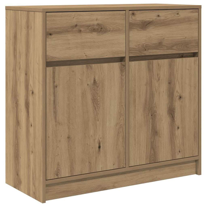 Bufetă cu sertar Artisan Stejar 80x34x76 cm Lemn prelucrat - WALTI WALTI