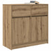 Bufetă cu sertar Artisan Stejar 80x34x76 cm Lemn prelucrat - WALTI WALTI