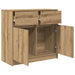 Bufetă cu sertar Artisan Stejar 80x34x76 cm Lemn prelucrat - WALTI WALTI