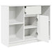 Bufetă cu sertar alb 101x35x76 cm din lemn prelucrat - WALTI WALTI
